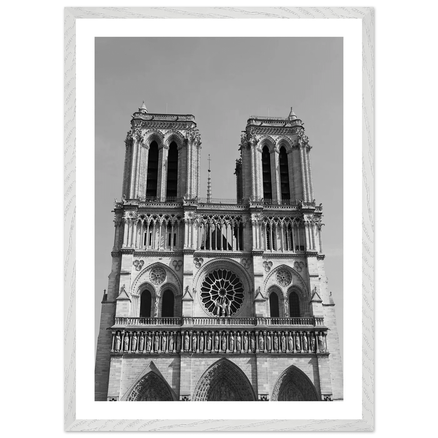Tableau Noir et Blanc Notre - Dame de Paris - La Maison Du Tableau