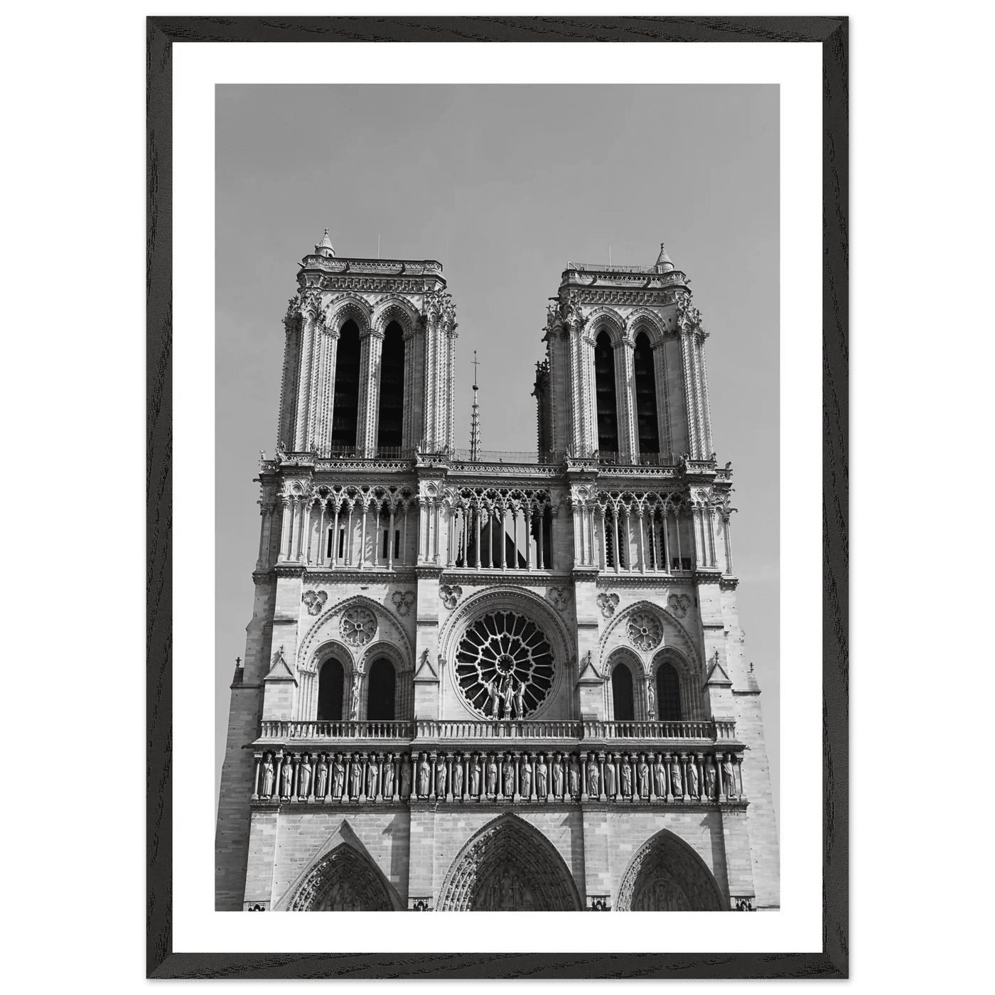 Tableau Noir et Blanc Notre - Dame de Paris - La Maison Du Tableau