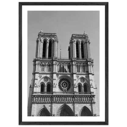 Tableau Noir et Blanc Notre - Dame de Paris - La Maison Du Tableau