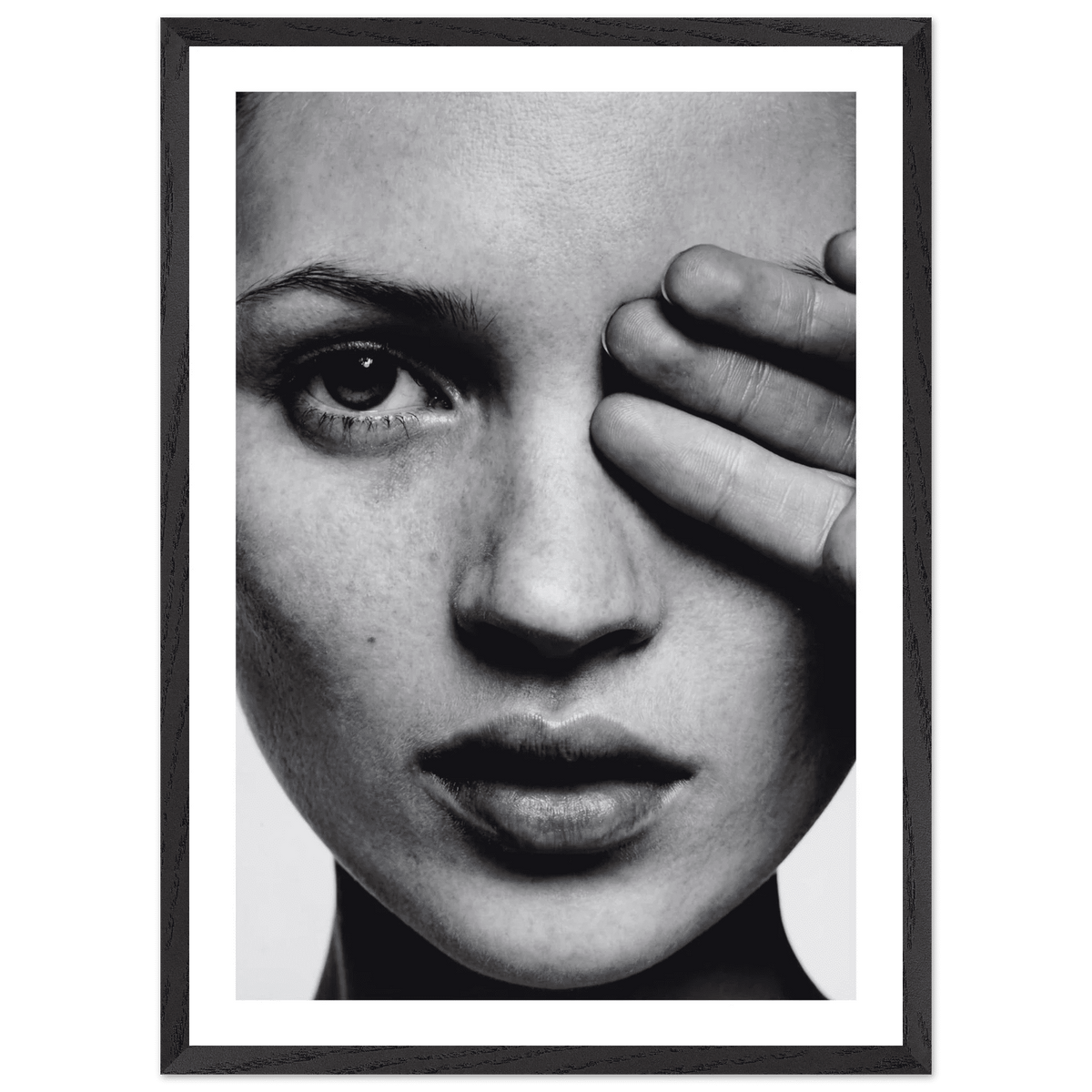 Tableau Noir et Blanc Portrait Femme - La Maison Du Tableau