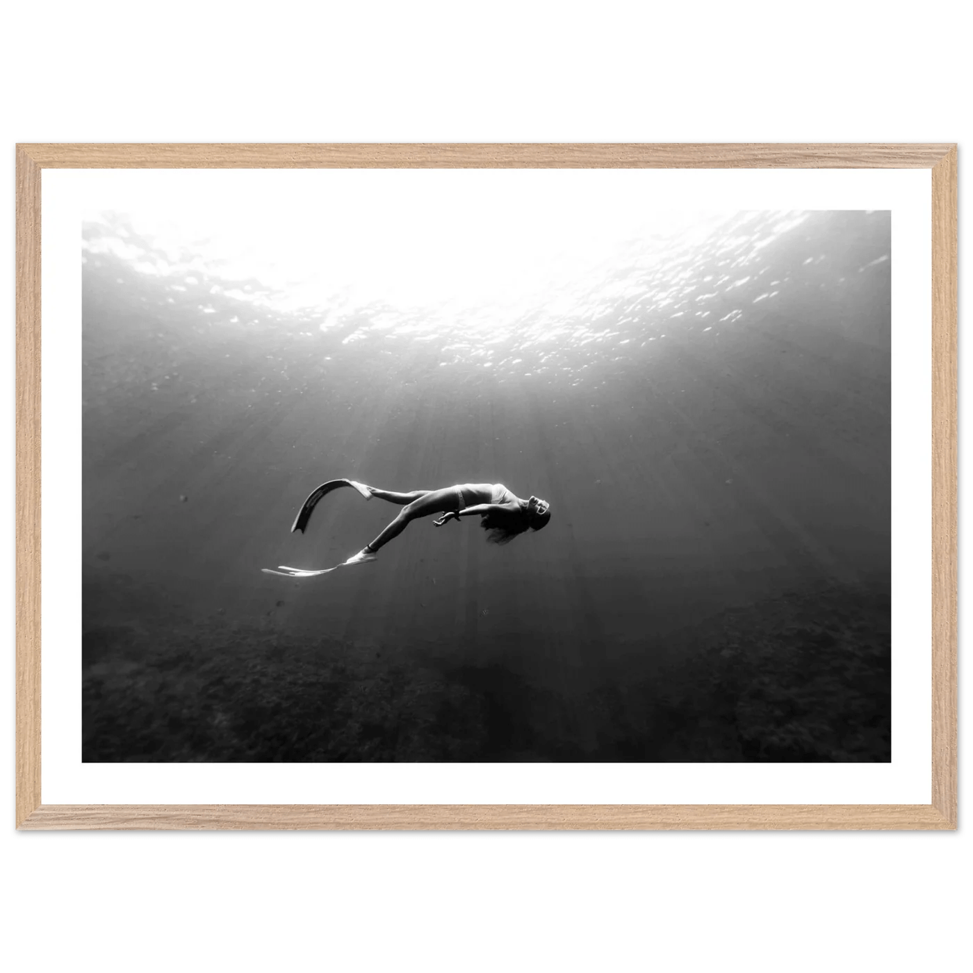 Tableau Noir et Blanc Rêve d’Océan - La Maison Du Tableau