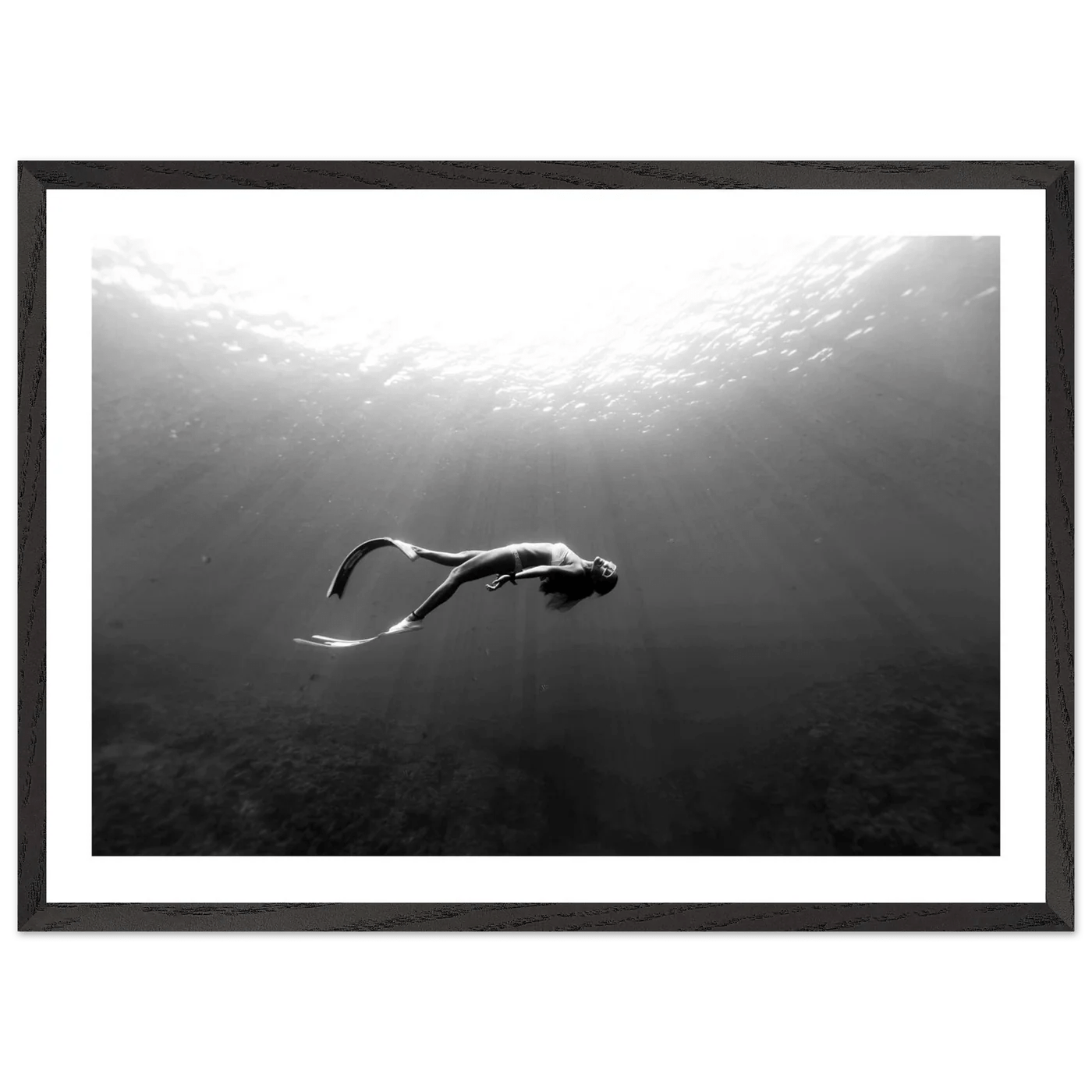 Tableau Noir et Blanc Rêve d’Océan - La Maison Du Tableau