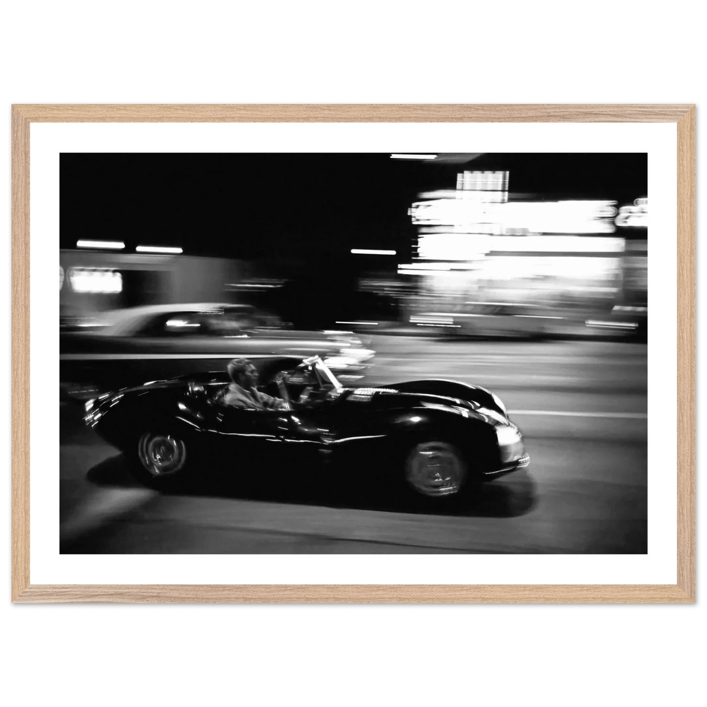 Tableau Noir et Blanc Steve McQueen - La Maison Du Tableau