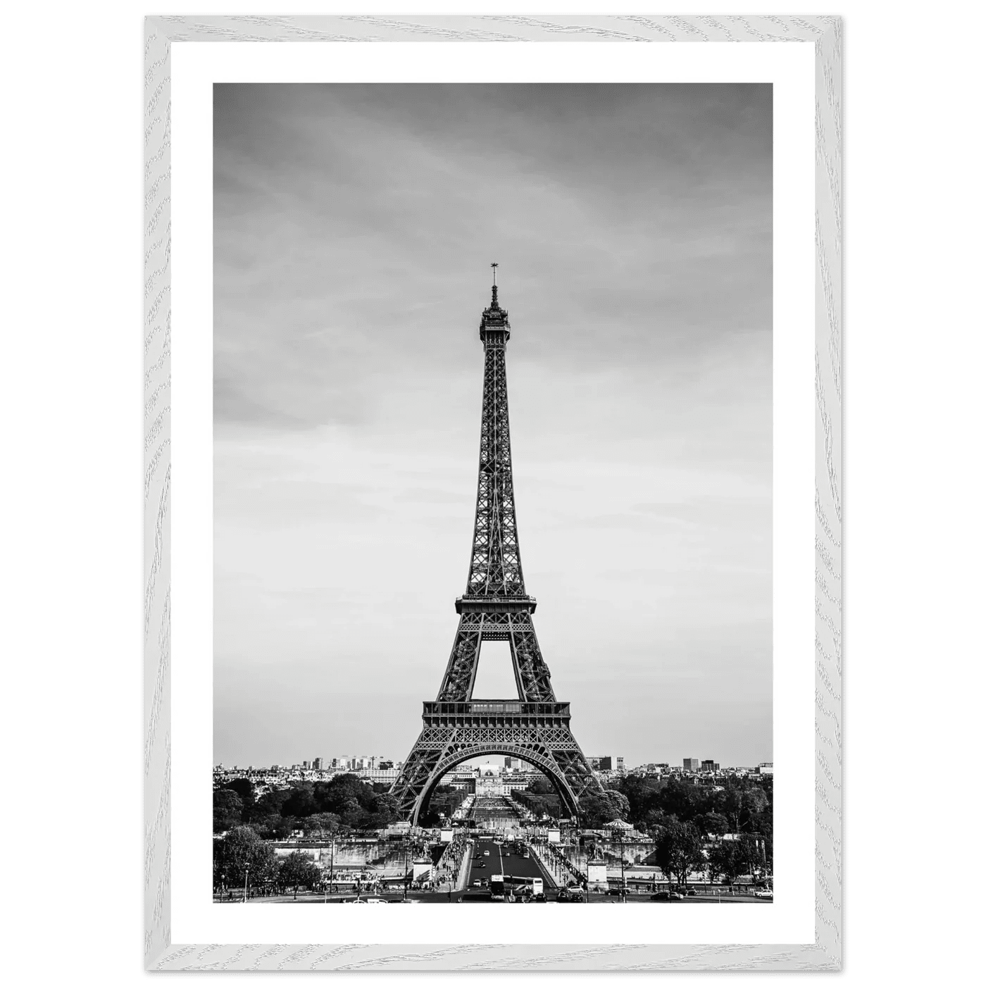 Tableau Noir et Blanc Tour Eiffel - La Maison Du Tableau