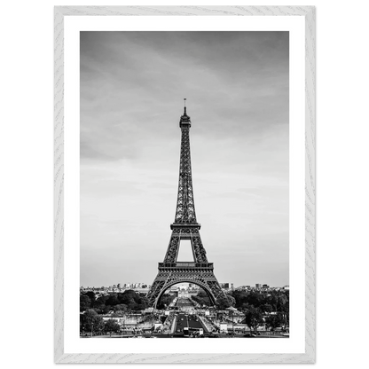 Tableau Noir et Blanc Tour Eiffel - La Maison Du Tableau
