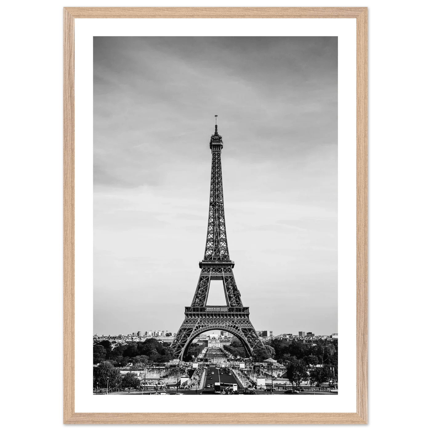 Tableau Noir et Blanc Tour Eiffel - La Maison Du Tableau