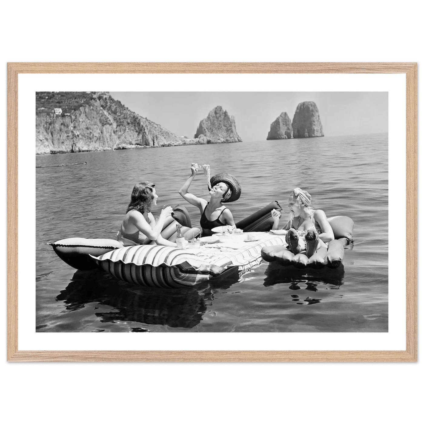 Tableau Noir et Blanc Vintage Femmes - La Maison Du Tableau