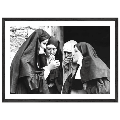 Tableau Nonne Qui Fume - La Maison Du Tableau