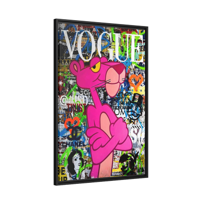 Tableau Panthère Rose - La Maison Du Tableau