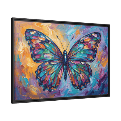 Tableau Papillon Coloré - La Maison Du Tableau
