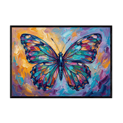 Tableau Papillon Coloré - La Maison Du Tableau