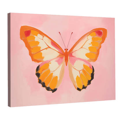 Tableau Papillon Orange - La Maison Du Tableau