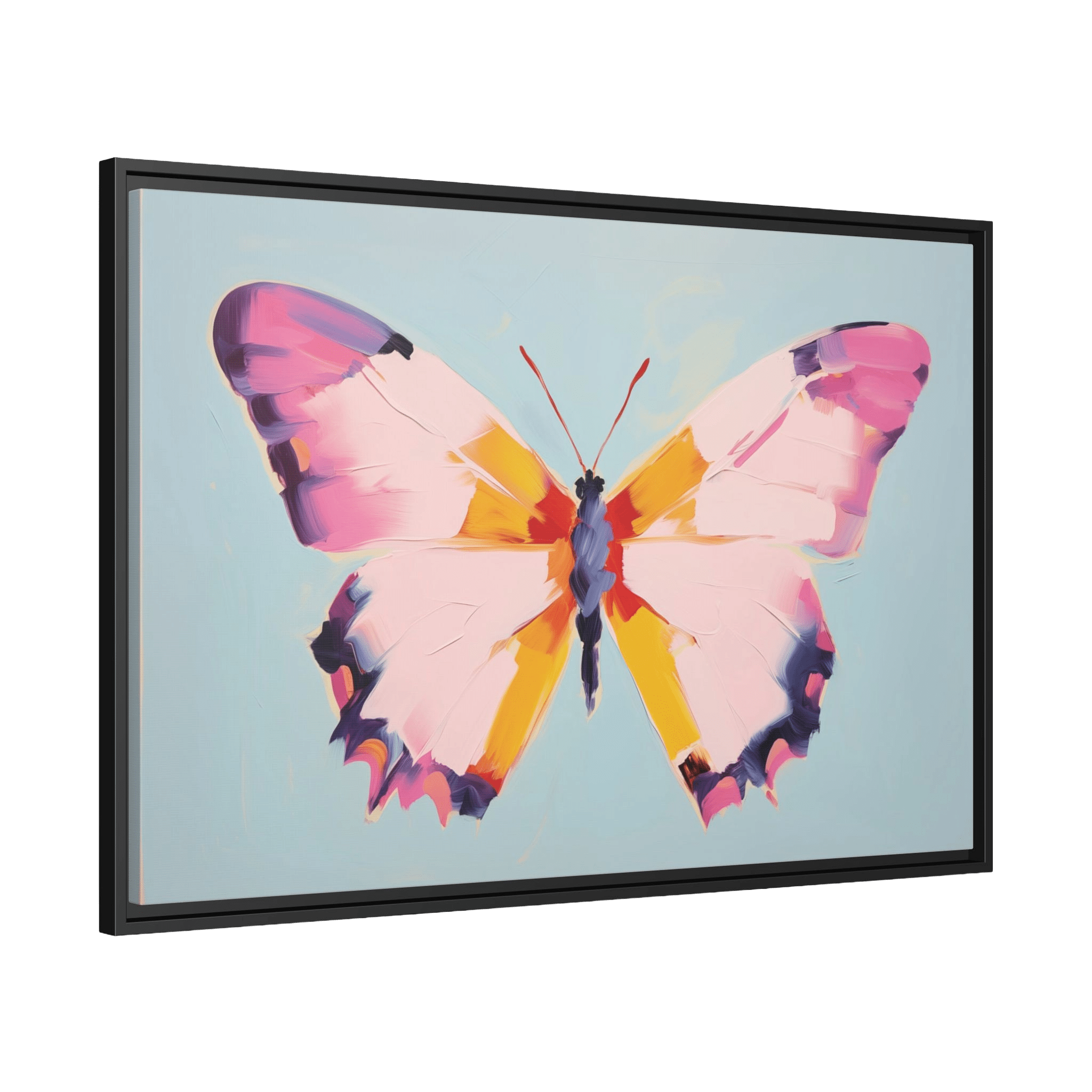 Tableau Papillon Pastel - La Maison Du Tableau