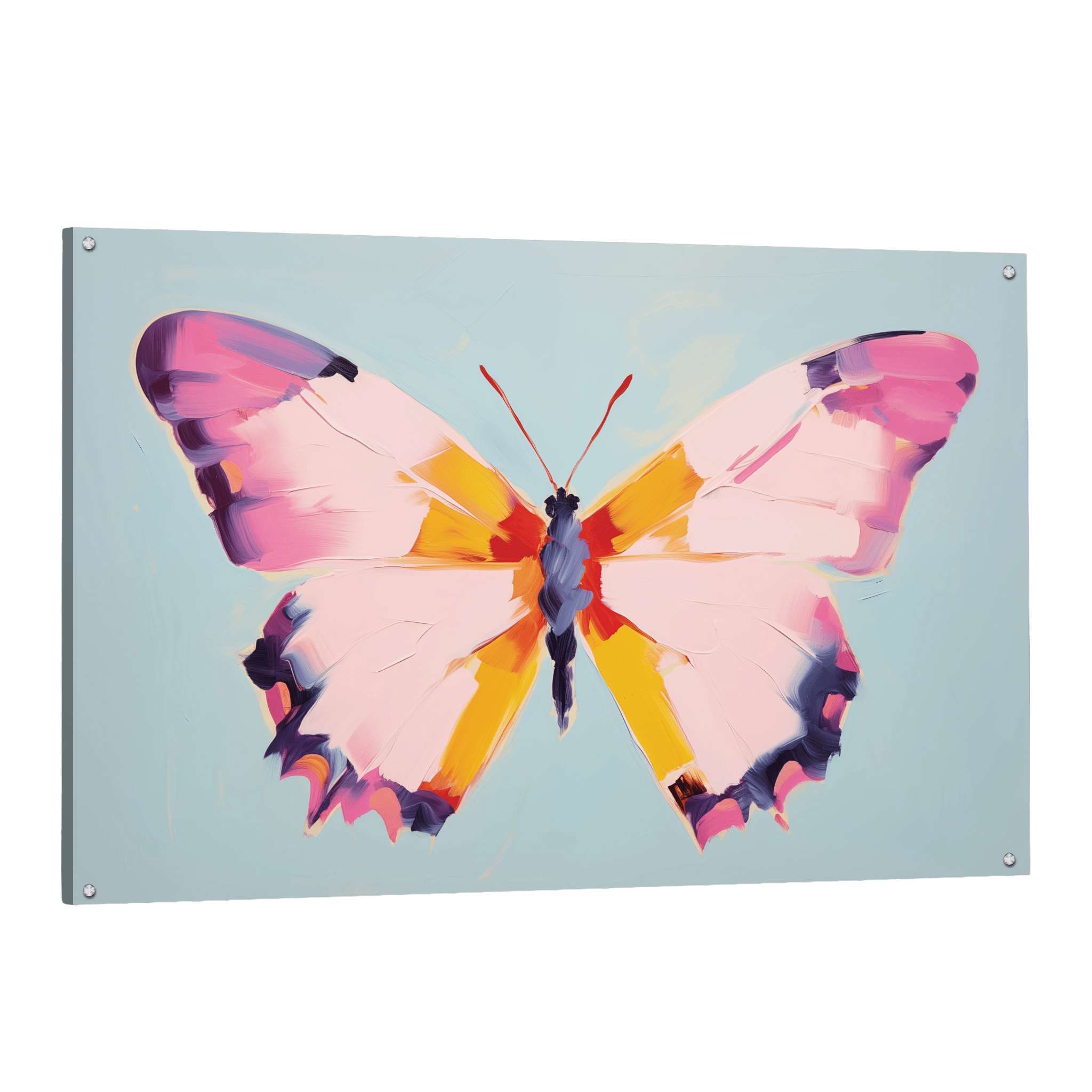 Tableau Papillon Pastel - La Maison Du Tableau