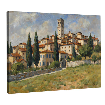 Tableau Paysage Campagne - La Maison Du Tableau