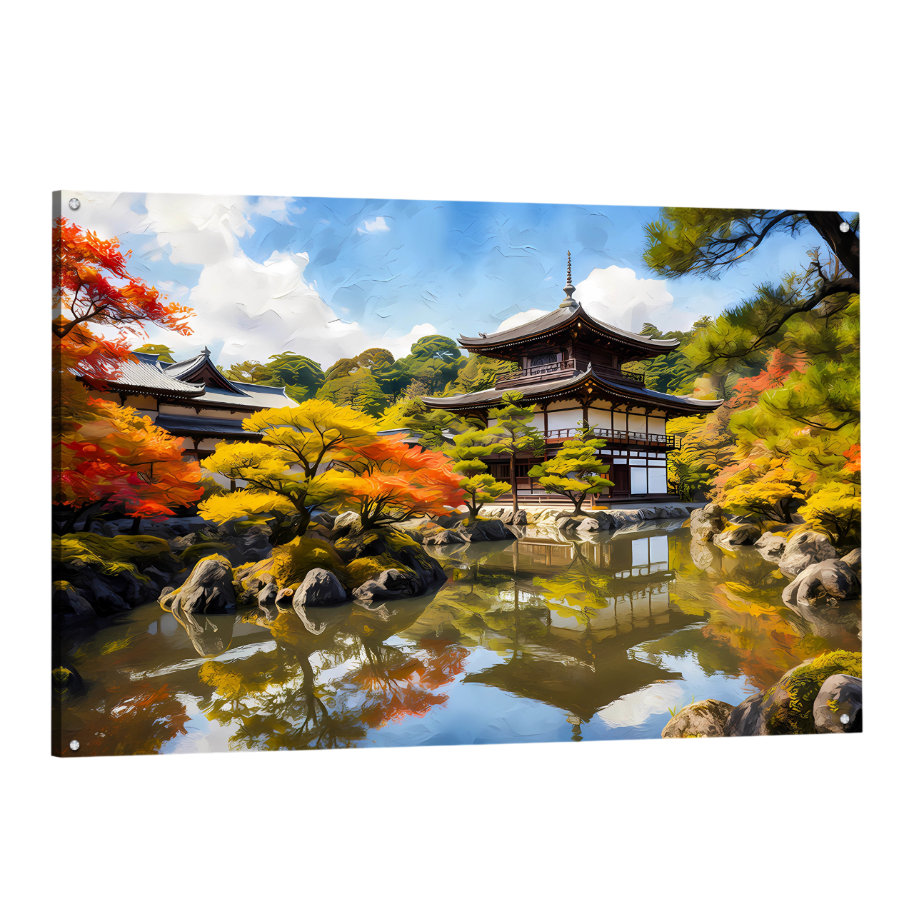 Tableau Paysage Japon - La Maison Du Tableau