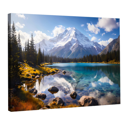 Tableau Paysage Montagne - La Maison Du Tableau