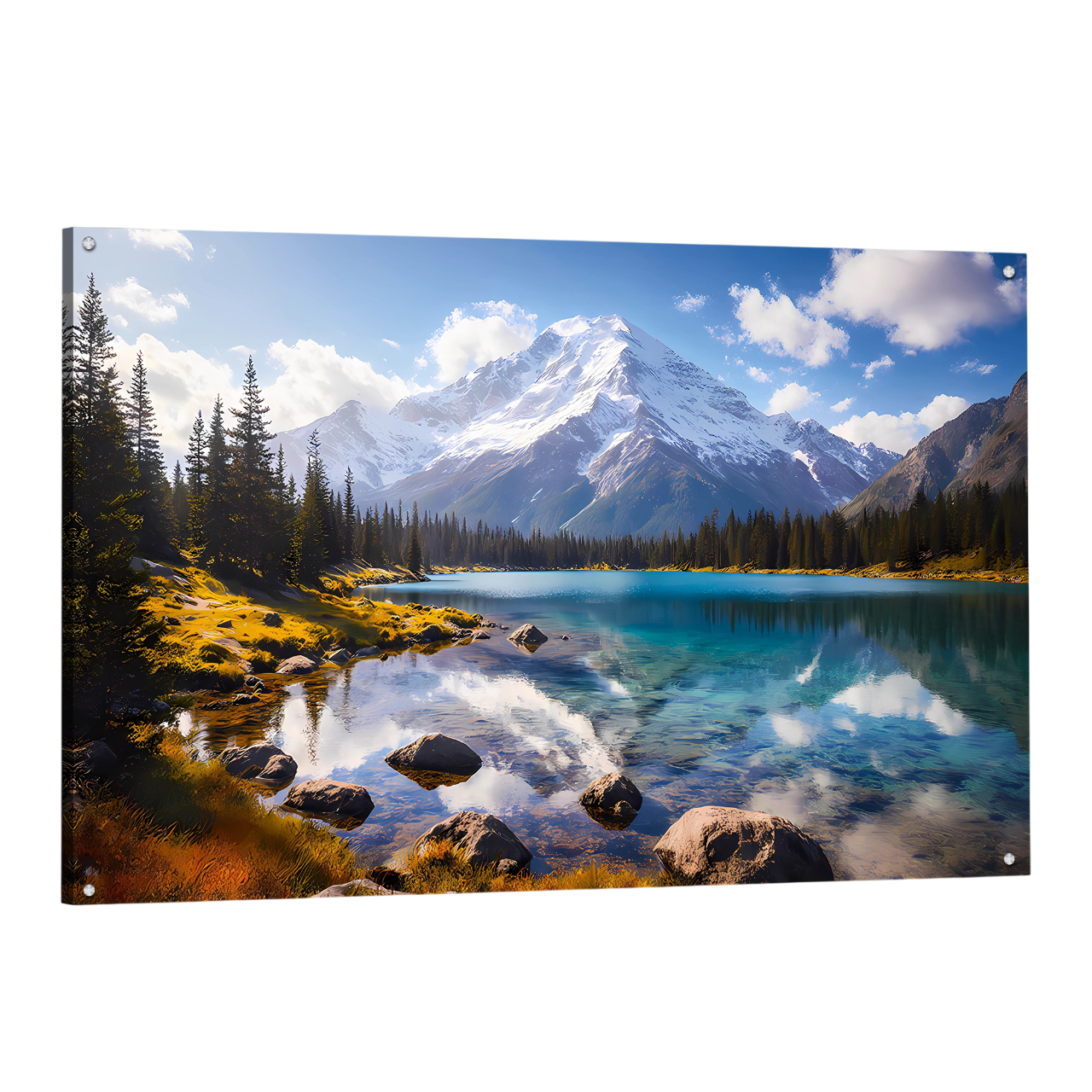 Tableau Paysage Montagne - La Maison Du Tableau