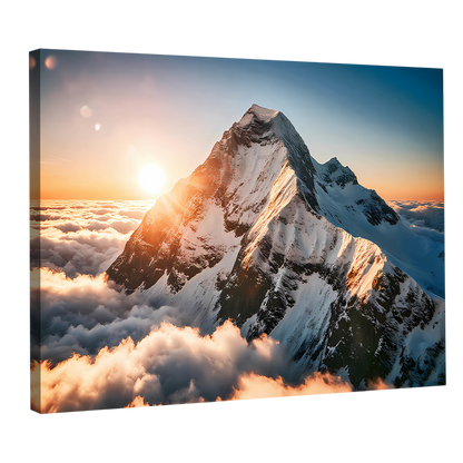 Tableau Paysage Montagne Peinture - La Maison Du Tableau