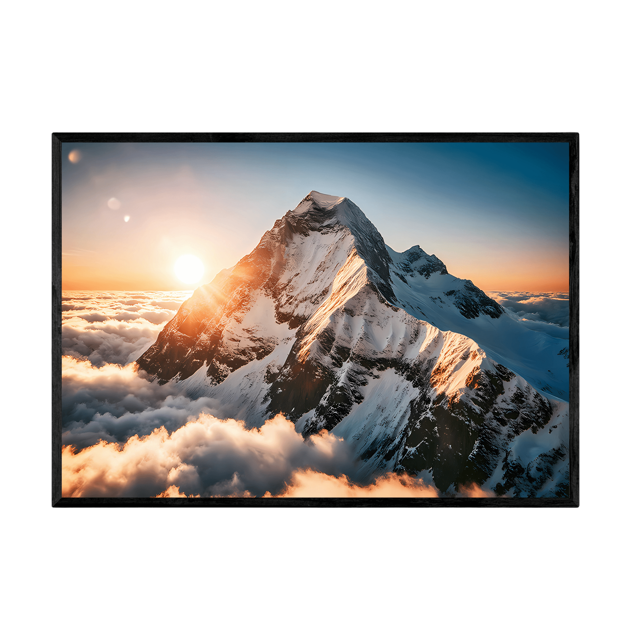 Tableau Paysage Montagne Peinture - La Maison Du Tableau