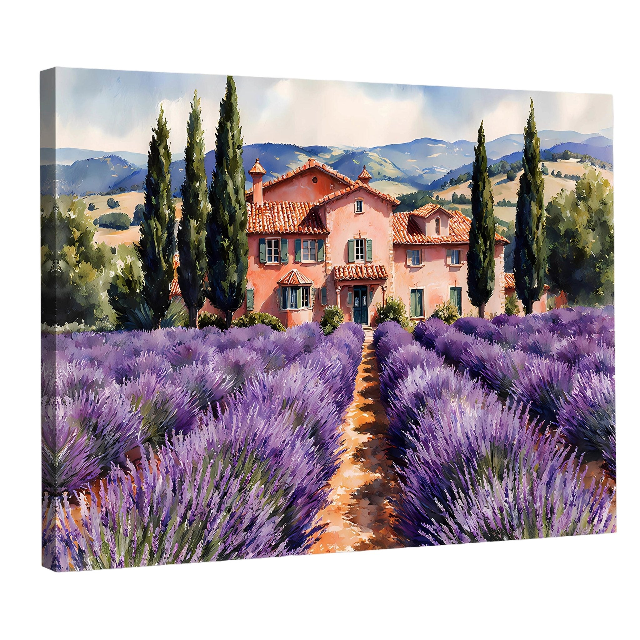 Tableau Paysage Provence - La Maison Du Tableau