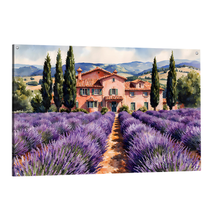 Tableau Paysage Provence - La Maison Du Tableau