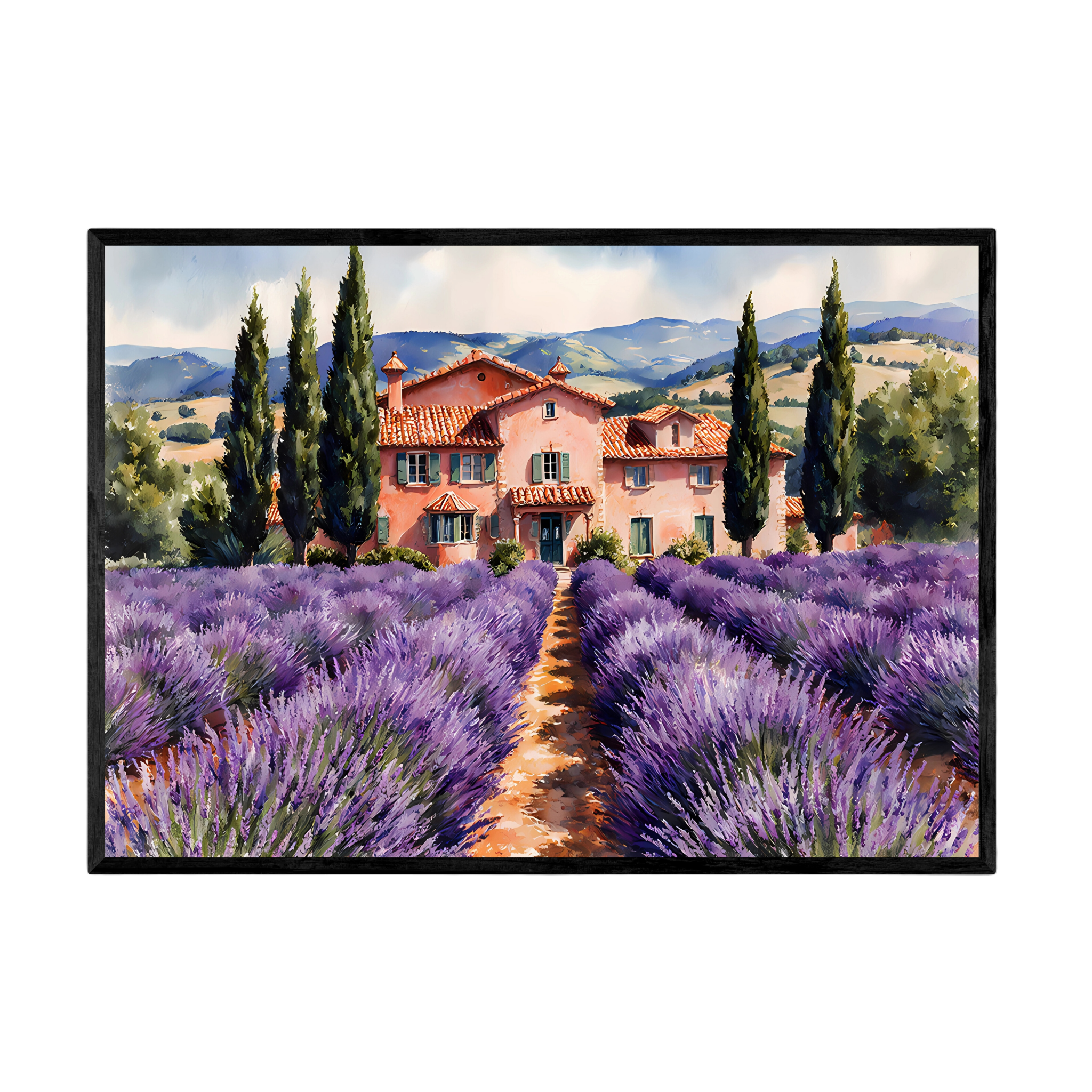 Tableau Paysage Provence - La Maison Du Tableau