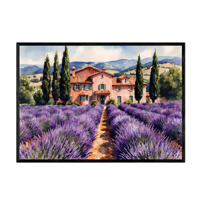 Tableau Paysage Provence - La Maison Du Tableau