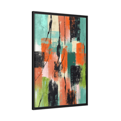 Tableau Peinture Abstrait Coloré - La Maison Du Tableau