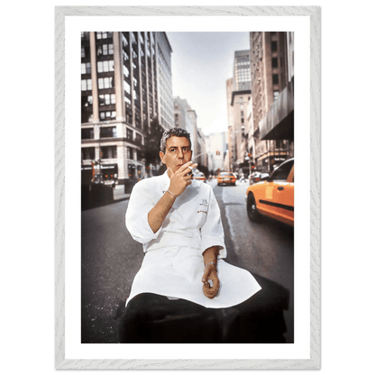 Tableau Photographie Anthony Bourdain New York - La Maison Du Tableau