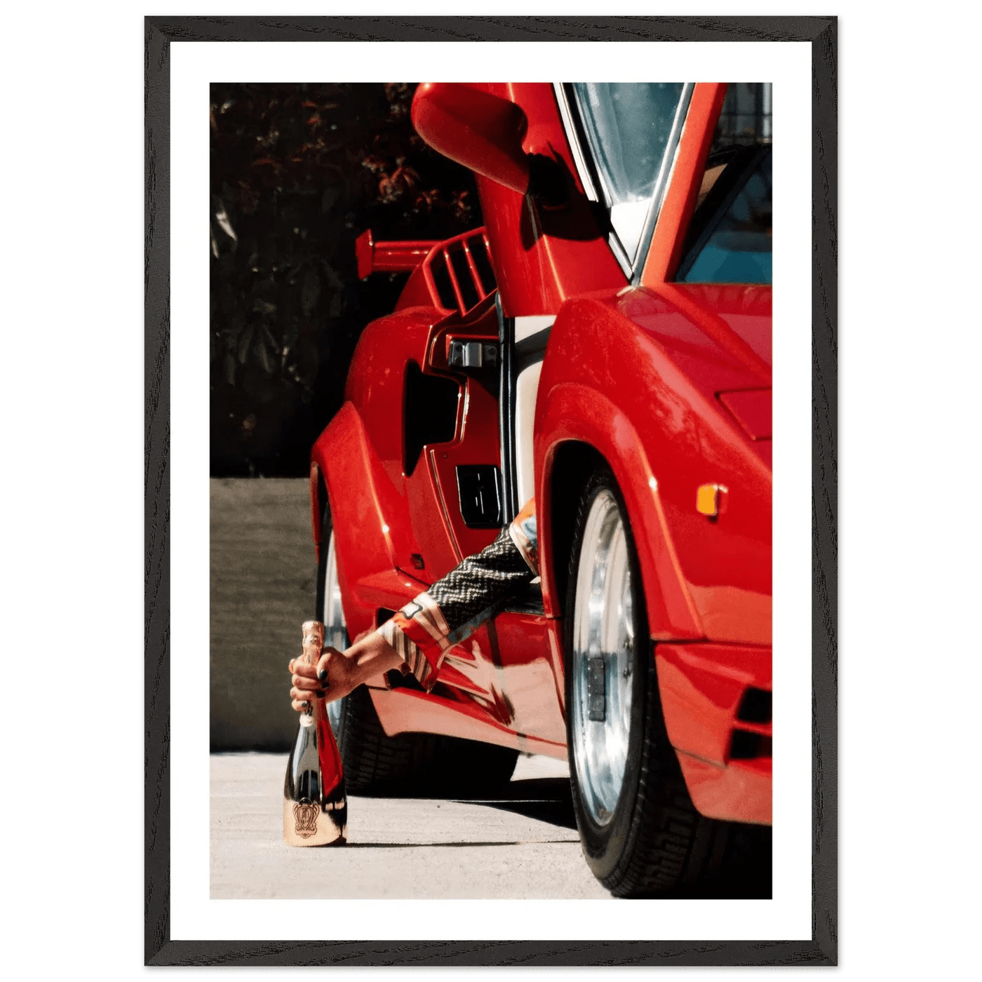 Tableau Photographie Champagne & Supercar - La Maison Du Tableau