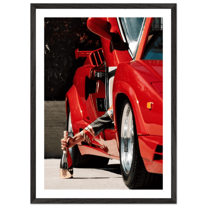 Tableau Photographie Champagne & Supercar - La Maison Du Tableau