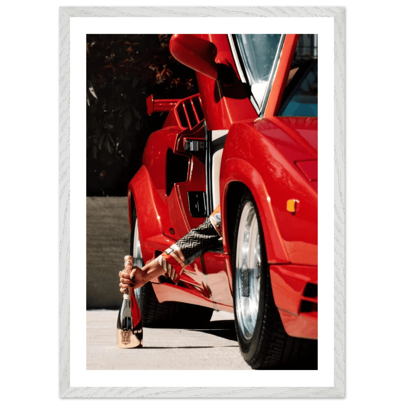 Tableau Photographie Champagne & Supercar - La Maison Du Tableau