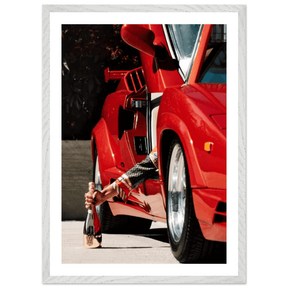 Tableau Photographie Champagne & Supercar - La Maison Du Tableau