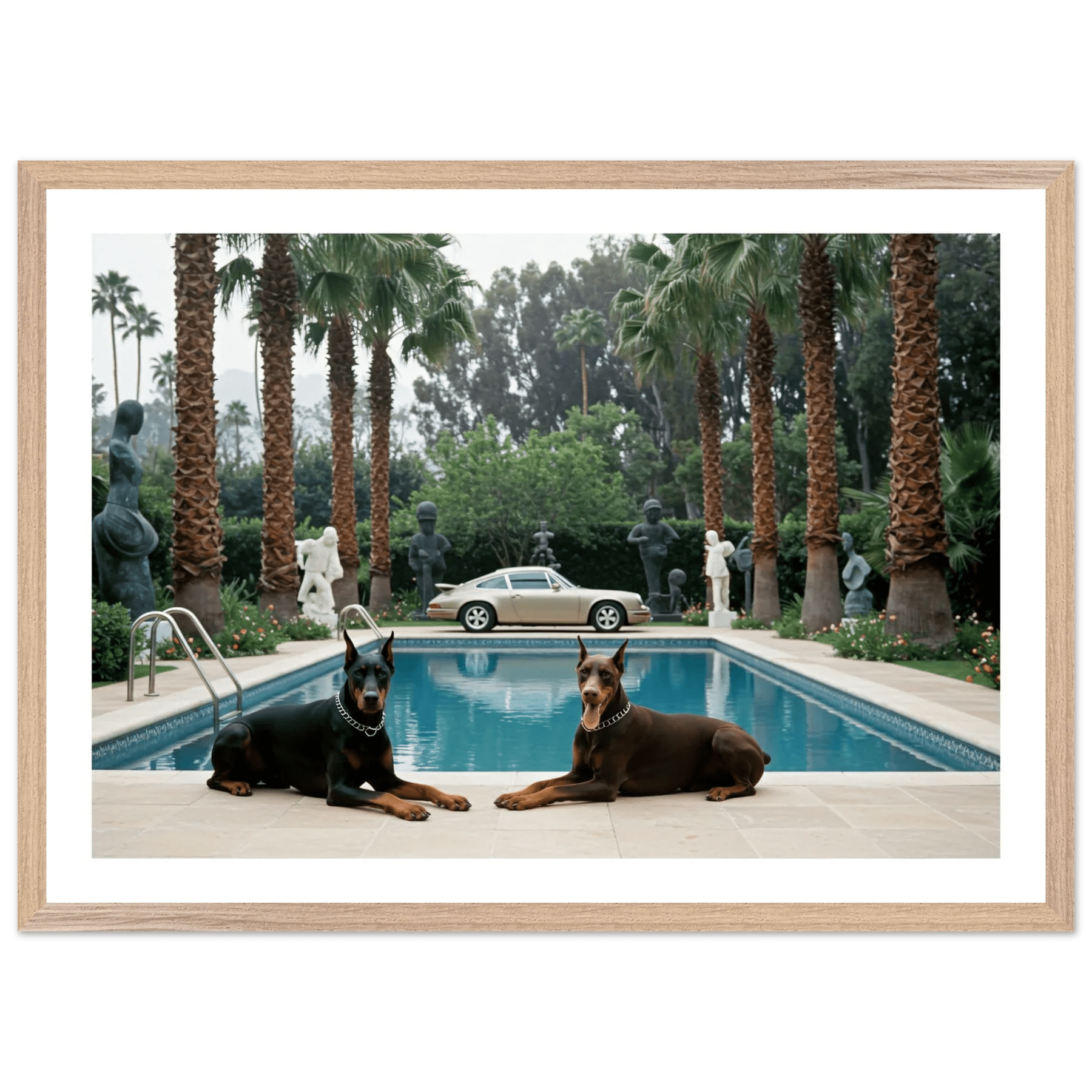 Tableau Photographie Dobermans de Luxe - La Maison Du Tableau