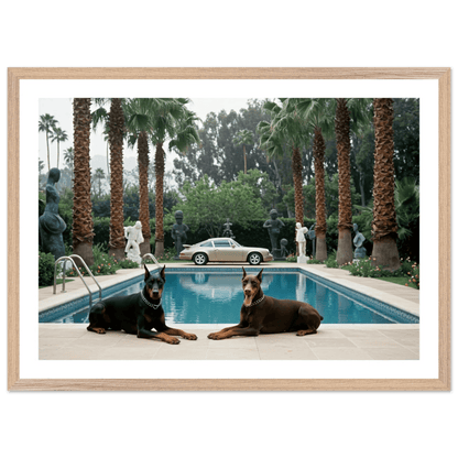 Tableau Photographie Dobermans de Luxe - La Maison Du Tableau