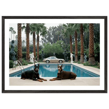 Tableau Photographie Dobermans de Luxe - La Maison Du Tableau