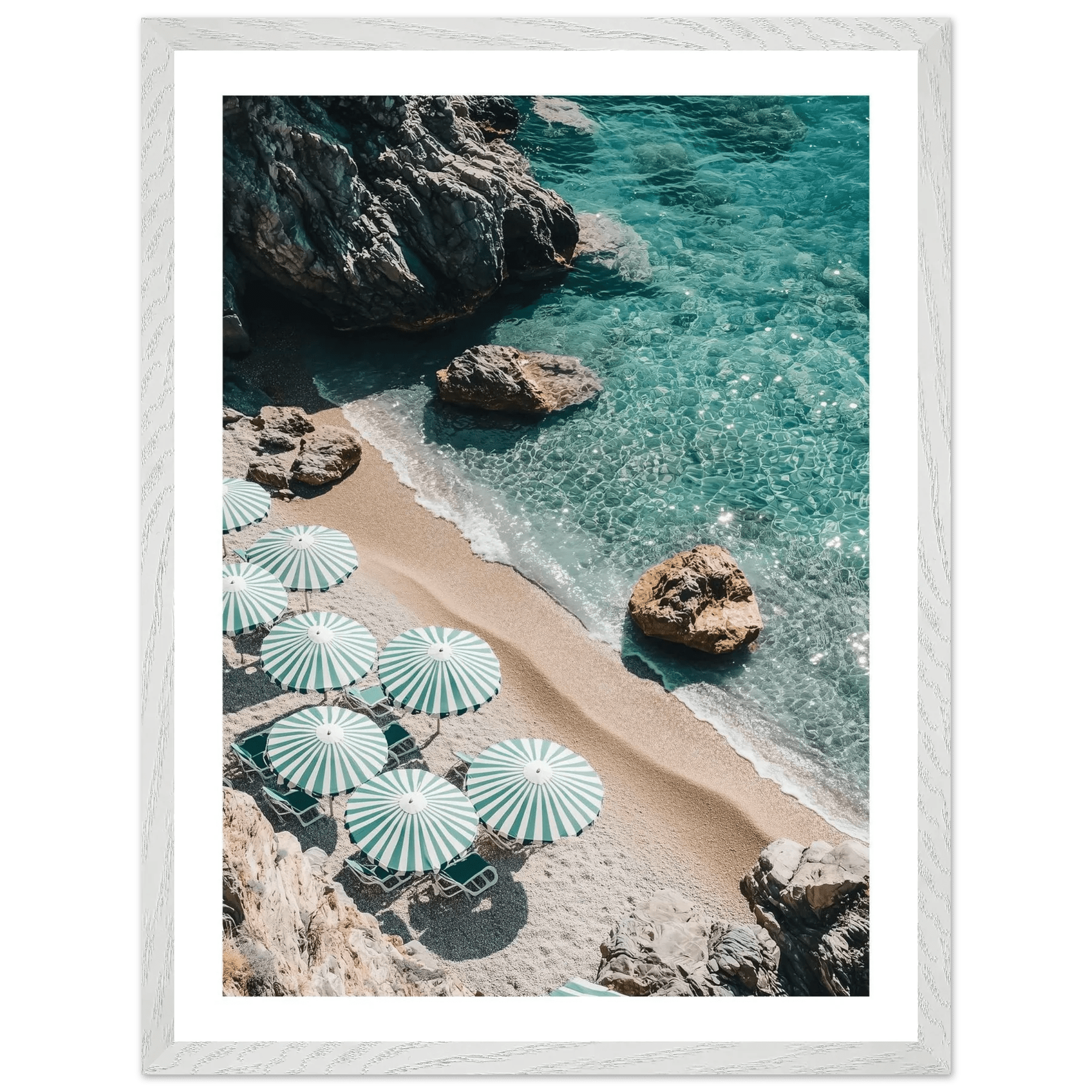 Tableau Photographie Plage Italie - La Maison Du Tableau