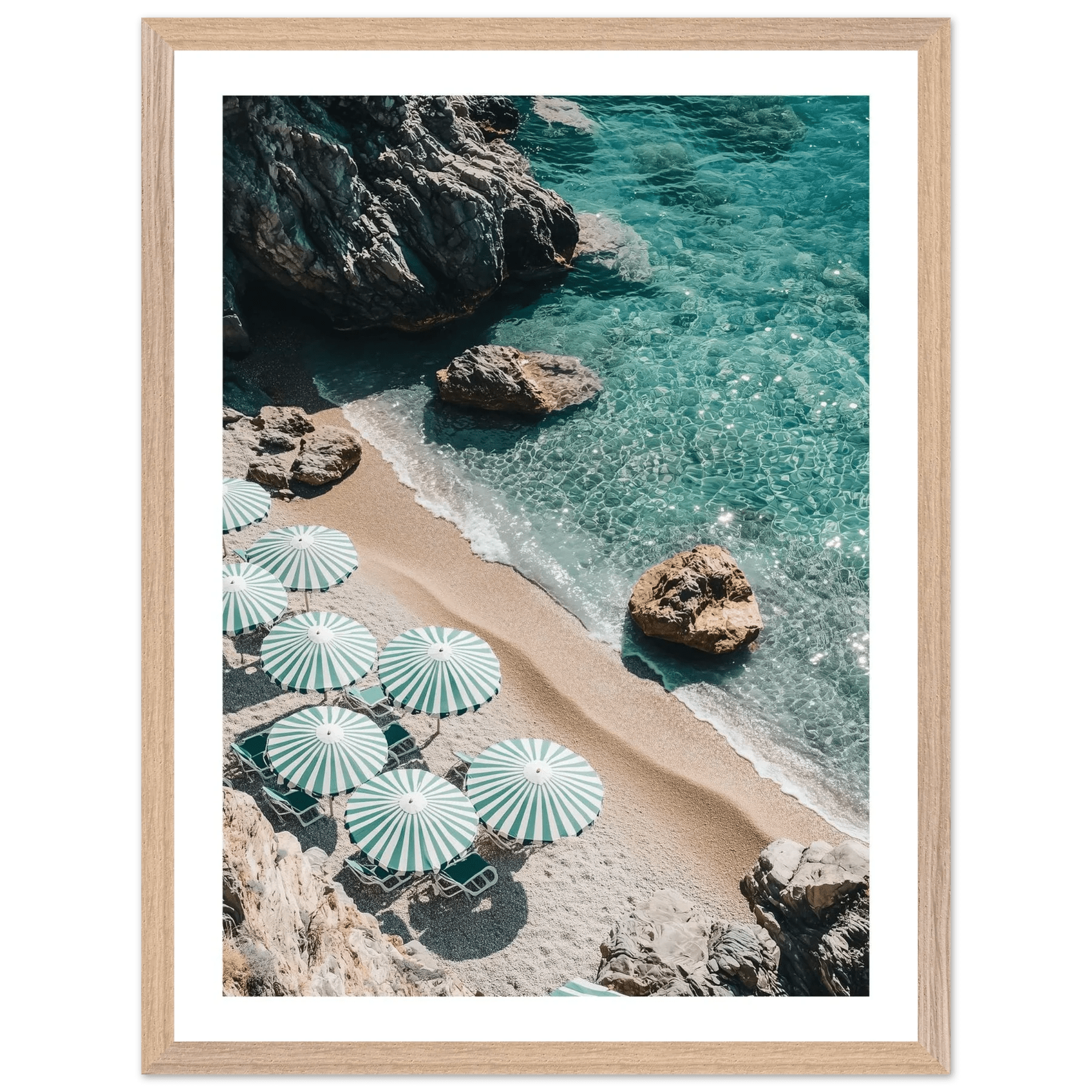 Tableau Photographie Plage Italie - La Maison Du Tableau