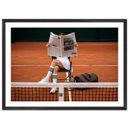 Tableau Photographie Tennis & Élégance - La Maison Du Tableau