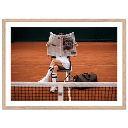 Tableau Photographie Tennis & Élégance - La Maison Du Tableau