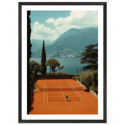 Tableau Photographie Tennis Lac de Côme - La Maison Du Tableau
