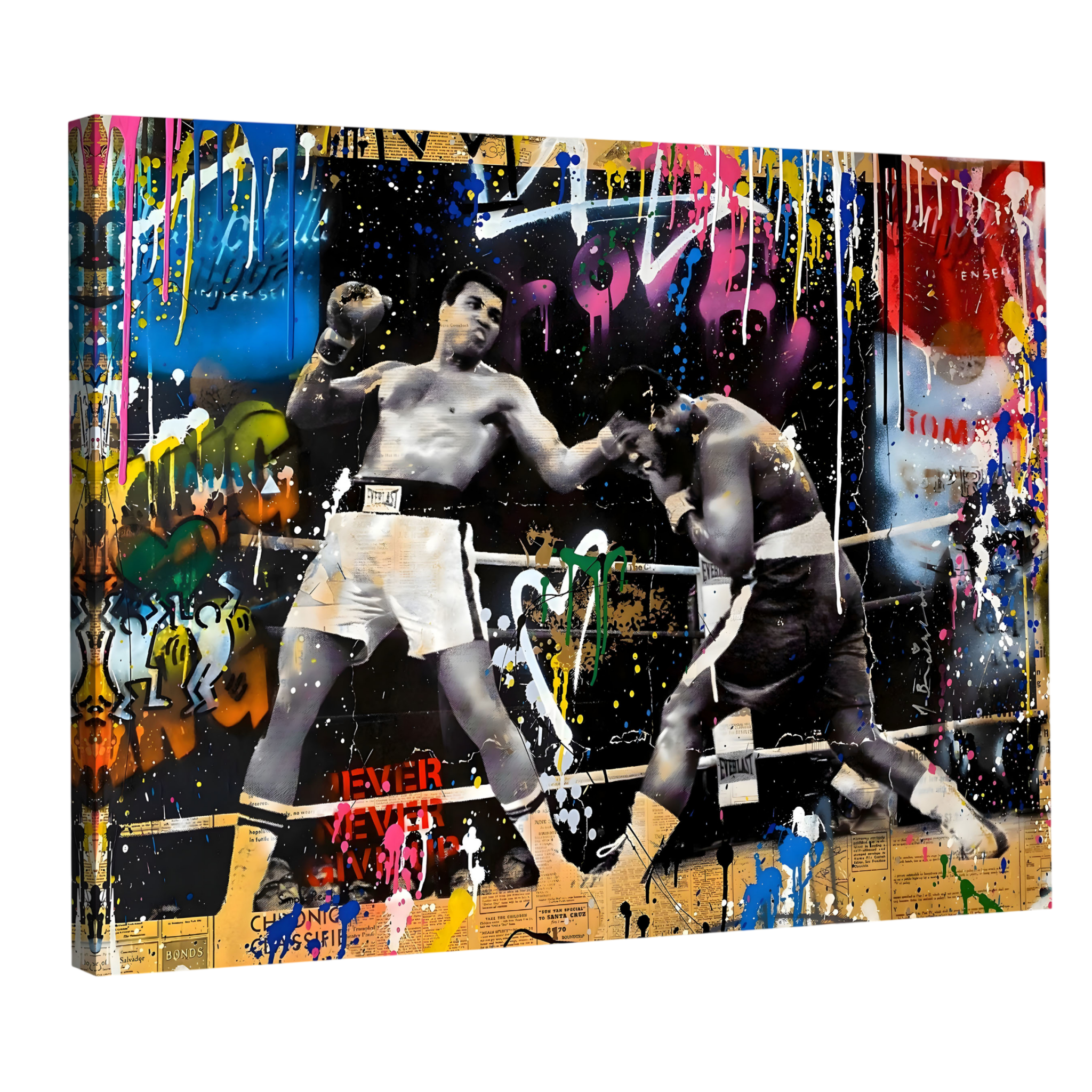 Tableau Street Art Ali - La Maison Du Tableau