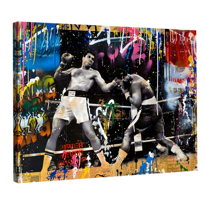 Tableau Street Art Ali - La Maison Du Tableau