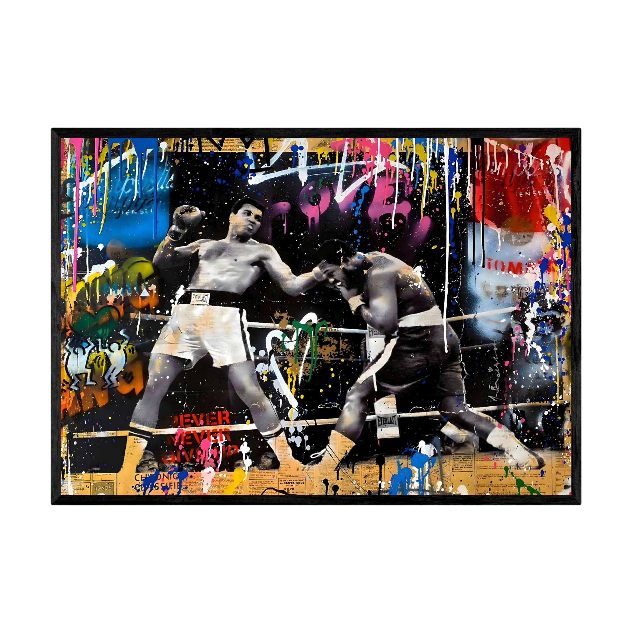 Tableau Street Art Ali - La Maison Du Tableau