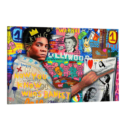 Tableau Street Art Basquiat - La Maison Du Tableau