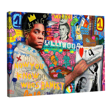 Tableau Street Art Basquiat - La Maison Du Tableau