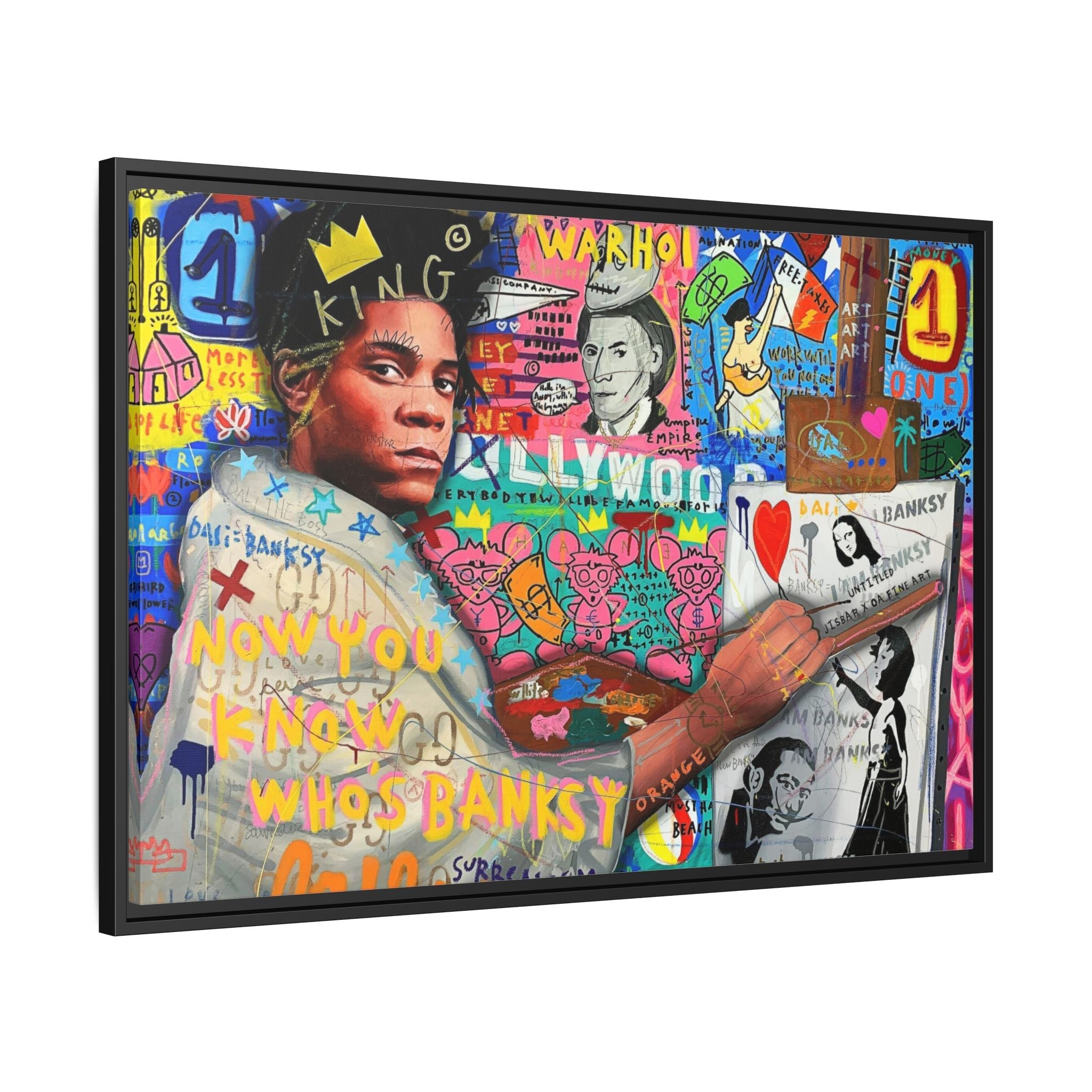 Tableau Street Art Basquiat - La Maison Du Tableau