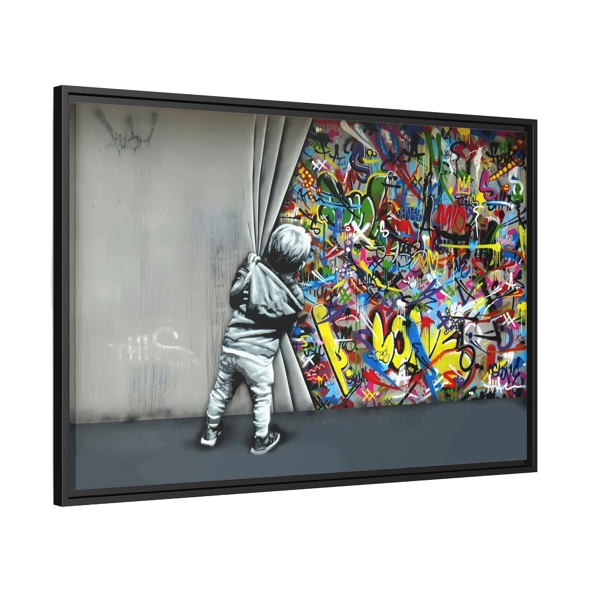 Tableau Street Art Original - La Maison Du Tableau