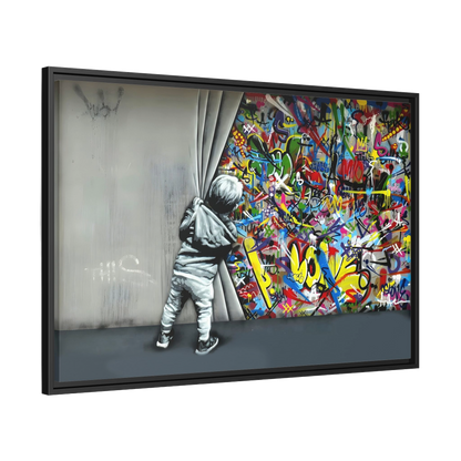 Tableau Street Art Original - La Maison Du Tableau